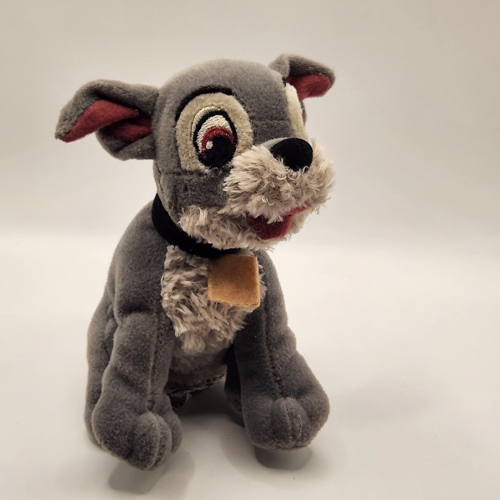 Vintage Disney Tramp Plush 5" Beanie - Buena Vista Home Video Promo Lady & Tramp